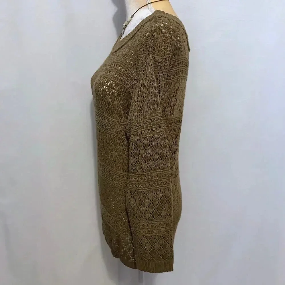 Candie's Scoop Sweater Women M
